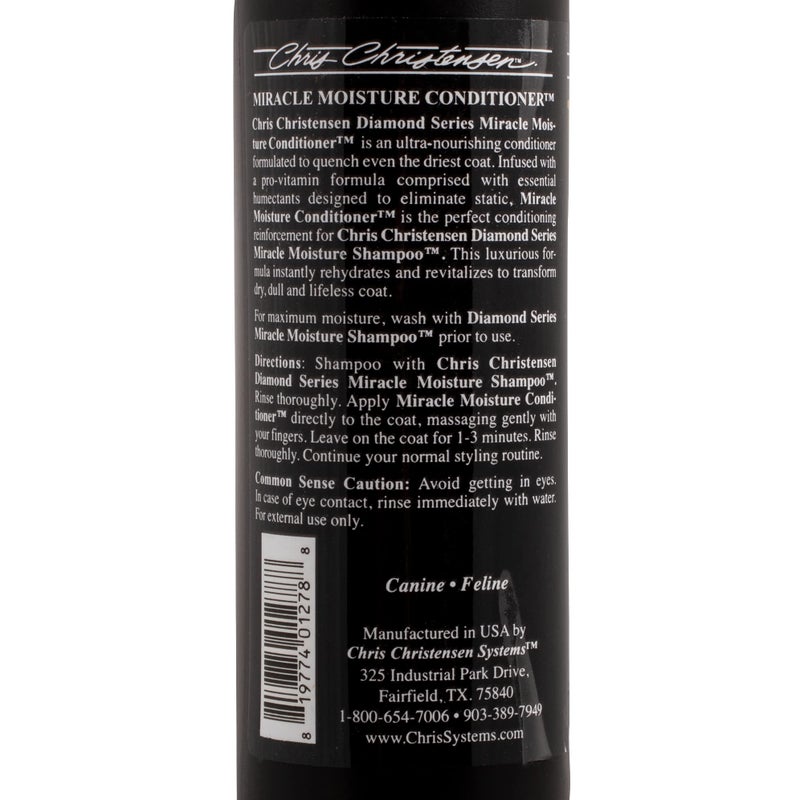 Chris Christensen Diamond Series Miracle Moisture Dog Conditioner, Groom Like a Professional, Pro-Vitamin Formula, Provides Maximum Moisture, Use on Both Dogs and Cats, Made in USA, 16 oz - Image 4